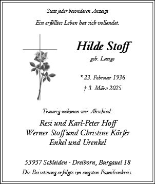 Hilde Stoff