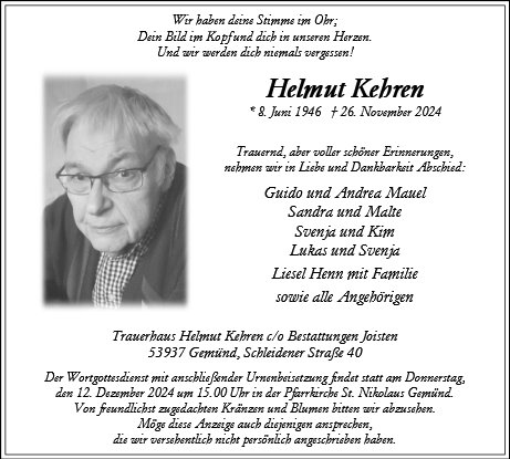 Helmut Kehren