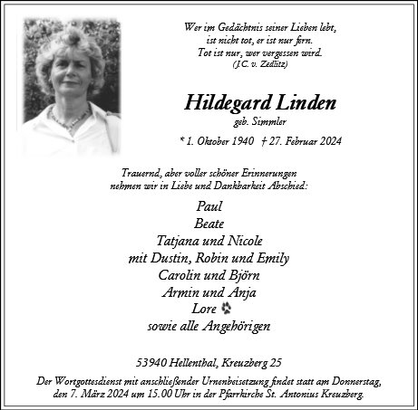 Hildegard Linden
