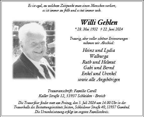 Willi Gehlen