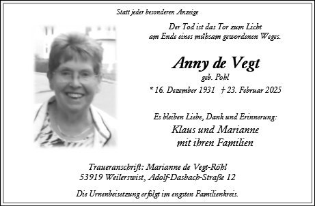 Anny de Vegt