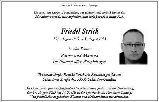 Friedel Strick