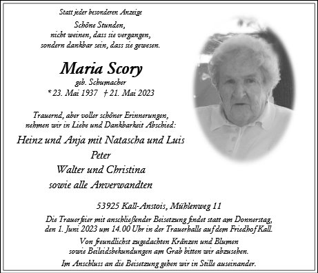Maria Scory