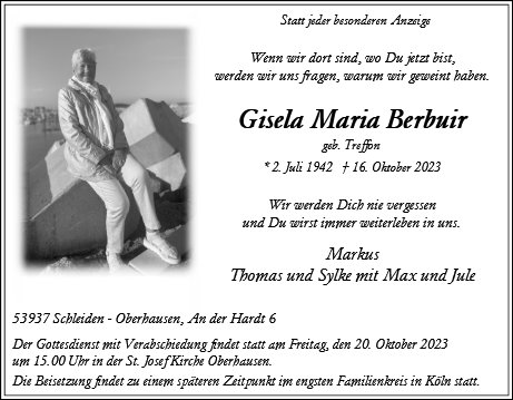 Gisela Maria Berbuir