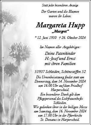 Margareta Hupp