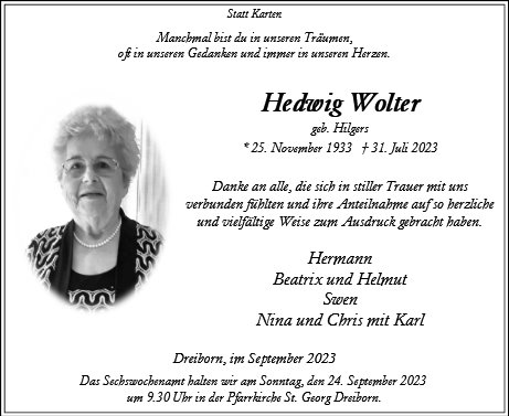 Hedwig Wolter