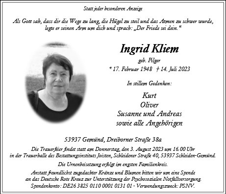 Ingrid Kliem
