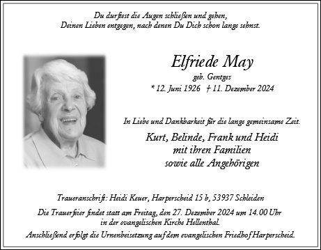 Elfriede May