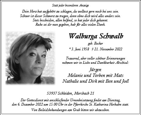 Walburga Schwalb