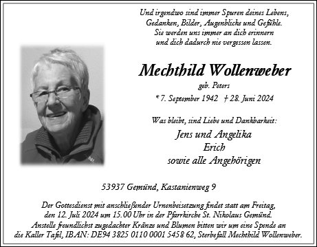 Mechthild Wollenweber