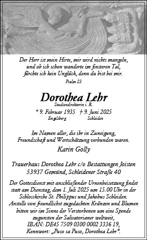 Dorothea Lehr