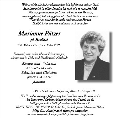 Marianne Pützer