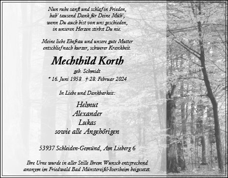 Mechthild Korth