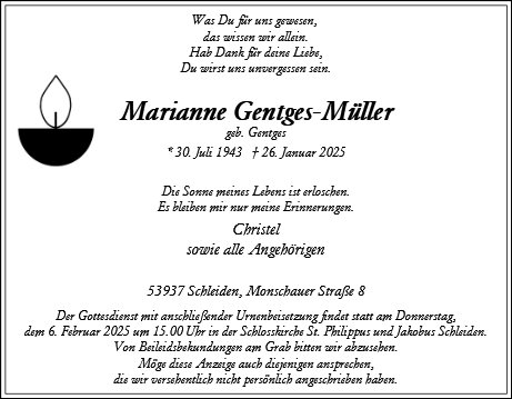 Marianne Gentges-Müller