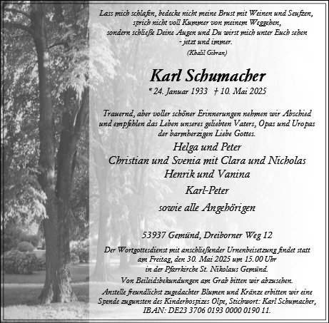 Karl Schumacher
