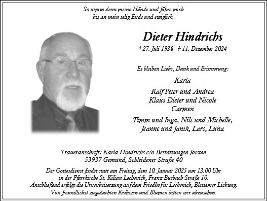 Dieter Hindrichs