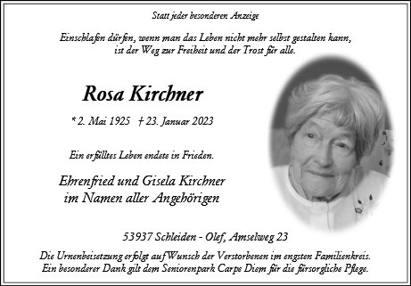 Rosa Kirchner