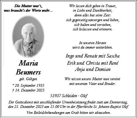 Maria Beumers