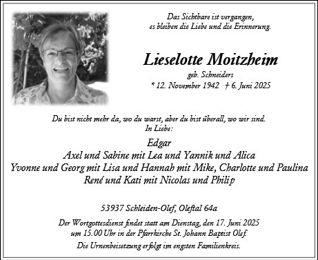 Lieselotte Moitzheim