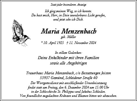 Maria Menzenbach