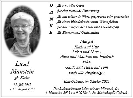 Liesel Manstein