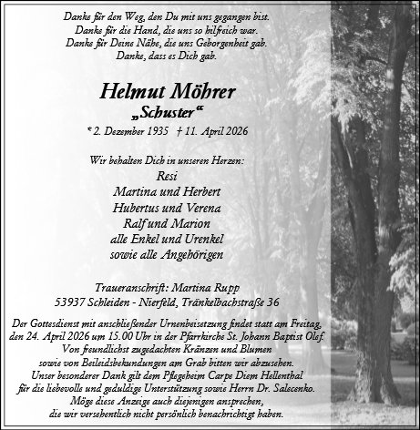 Helmut Möhrer
