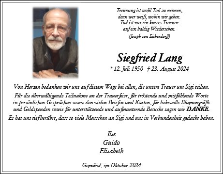 Siegfried Lang