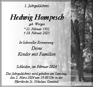 Hedwig Hompesch