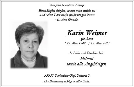Karin Weimer