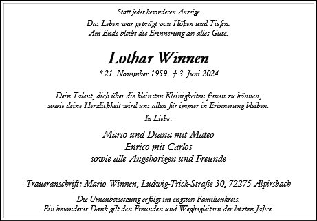 Lothar Winnen