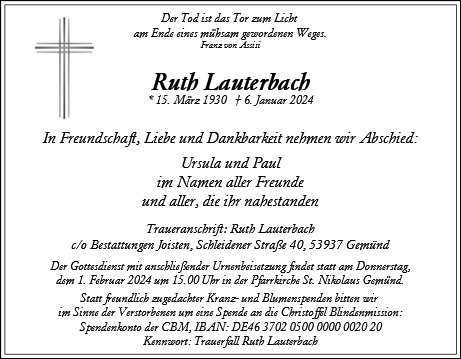 Ruth Lauterbach