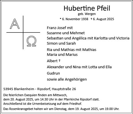 Hubertine Pfeil