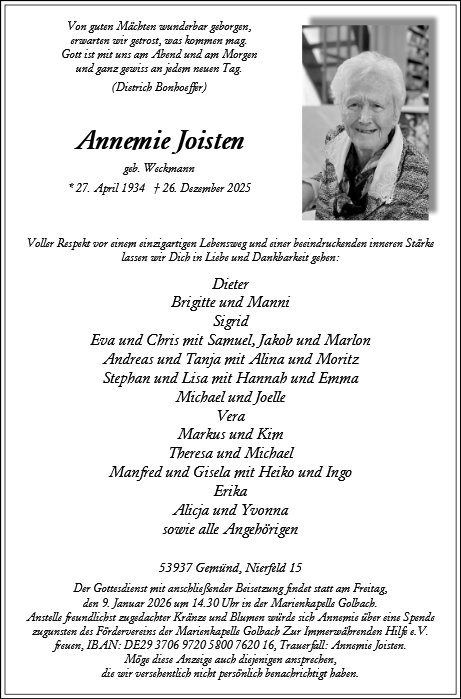 Annemie Joisten