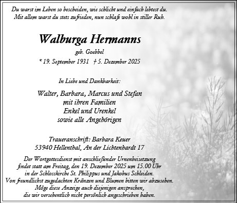 Walburga Hermanns