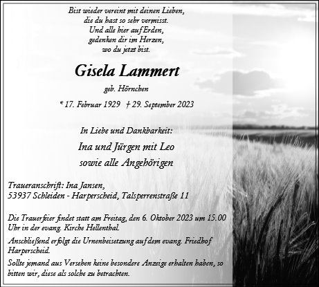 Gisela Lammert
