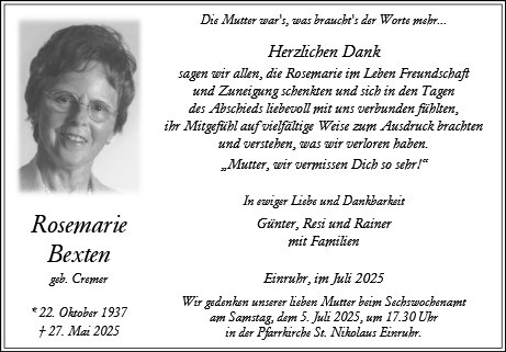 Rosemarie Bexten