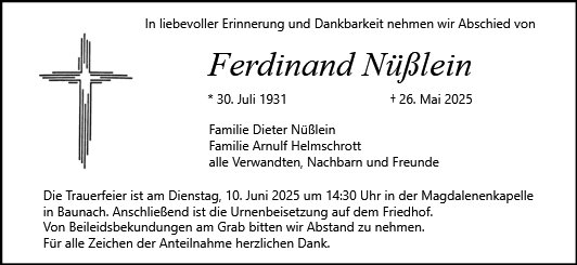 Ferdinand Nüßlein