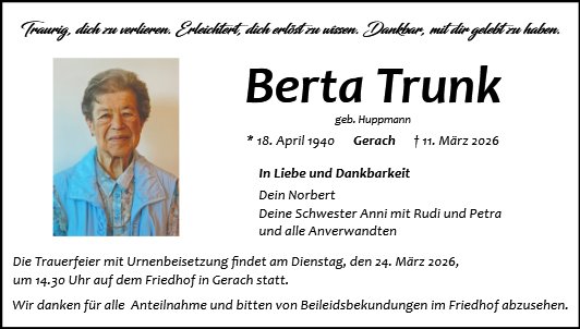 Berta Trunk