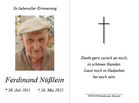 Ferdinand Nüßlein