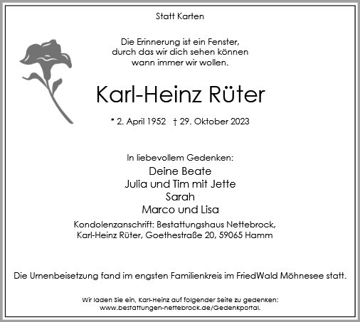 Karl-Heinz Rüter