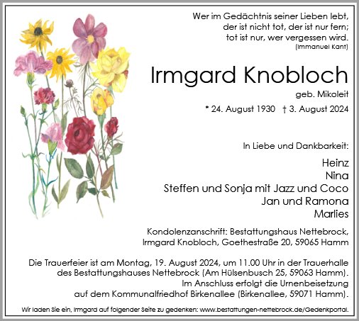 Irmgard Knobloch