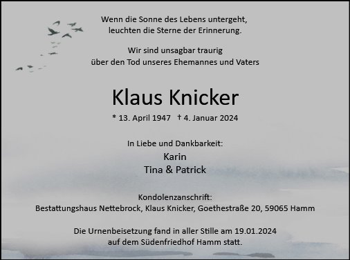 Klaus Knicker