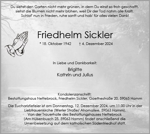 Friedhelm Sickler