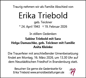 Erika Triebold