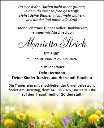 Marietta Reich