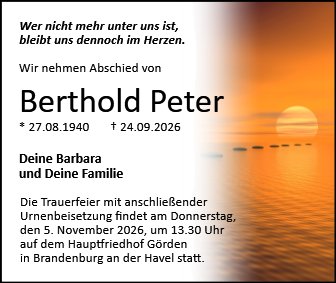 Berthold Peter