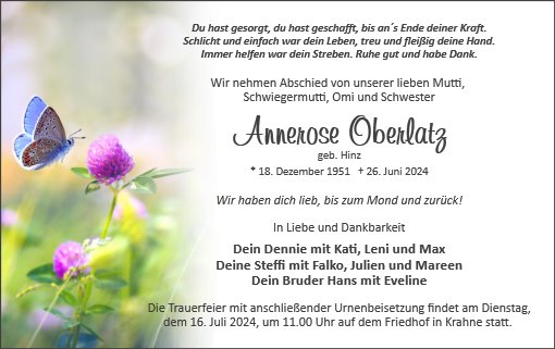 Annerose Oberlatz