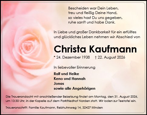 Christa Kaufmann
