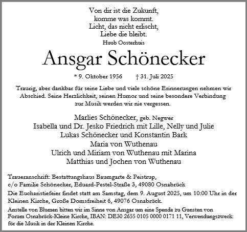 Ansgar Schönecker