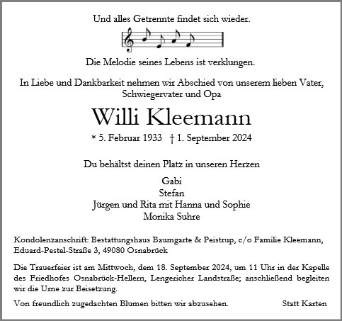 Wilhelm Kleemann